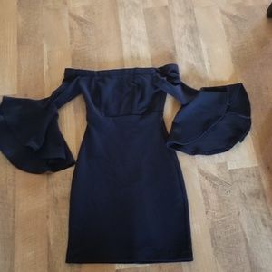 Black cocktail dress